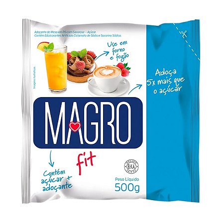 AÇÚCAR MAGRO FIT EM PÓ 500g - LOWÇUCAR