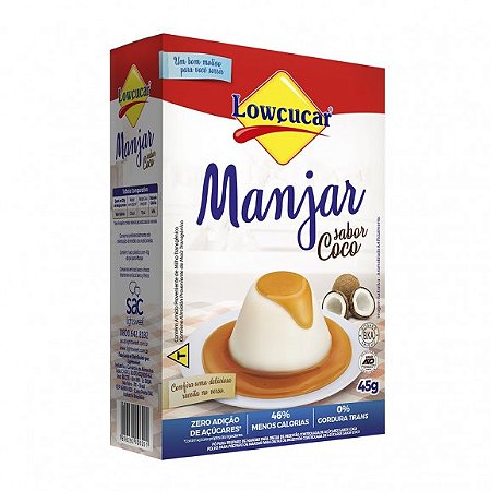 MANJAR DE COCO ZERO AÇÚCAR 45g - LOWÇUCAR