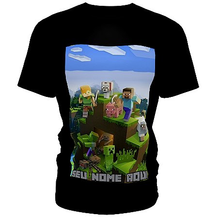 Camiseta Roblox meninas PERSONALIZADA