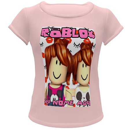 Camiseta blusa rosa roblox julia minegirl - Estampmax