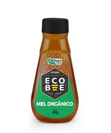 Bisnaga de Mel Orgânico Silvestre ECOAS 450g