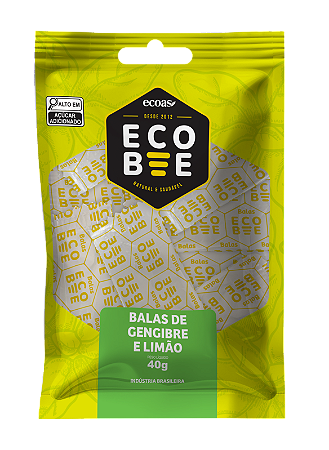Bala de Gengibre com Limão 40g