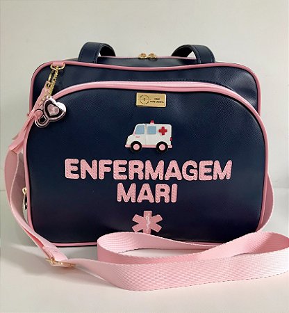 Bolsa Personalizada Enfermagem - Ambulância + Estrela