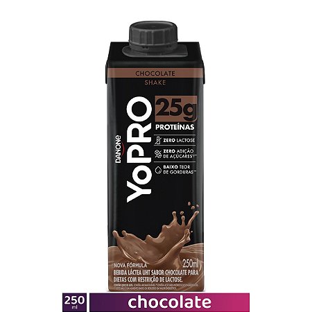 YoPRO Shake UHT 250ml 25g Proteínas Chocolate