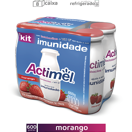 Actimel 100g (CAIXA 48 unidades) Morango