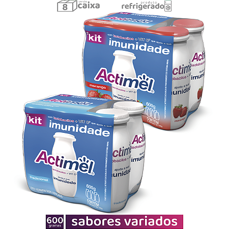 Actimel 100g (CAIXA 48 unidades) Sabores Variados