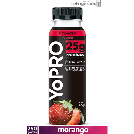 YoPRO Líquido 250g 25g Proteínas Morango