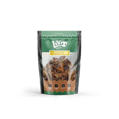 Petisco Moela de Frango 100g - Luv