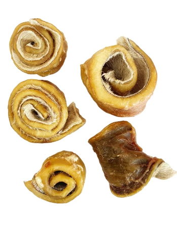 Mordedor Rosquinha Mineira Pele Bovina - Alecrim Pet