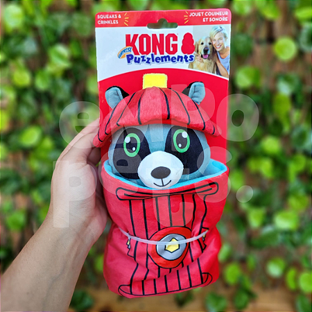 Pelucia interativa 2 em 1  Kong Puzzlements hidrante