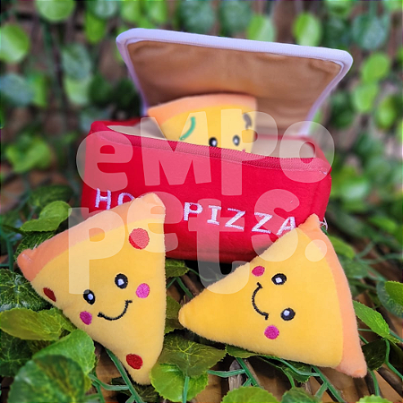 BRINQUEDO INTERATIVO ZIPPY BURROW PIZZA BOX ZIPPYPAWS