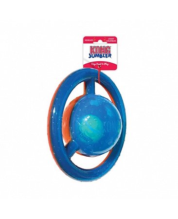 Brinquedo interativo KONG - Jumbler Disc Ball