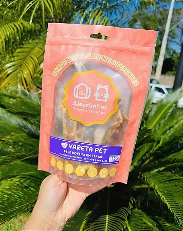 Mordedor natural Vareta Pet Pele Bovina - Alecrim pet