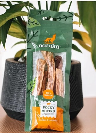 Mordedores Pocky Bovino - Tendão Desidratado Natuka