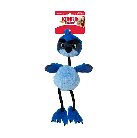 KONG Shakers Wingz – Pelúcia Interativa com Corda e Apito para Cães