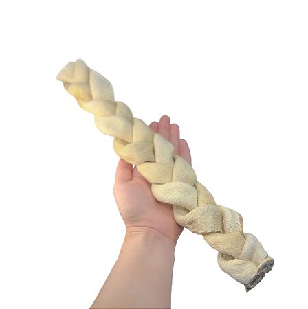 Mordedor Resistente Pele Bovina Trança G - Luv