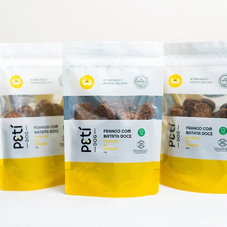 PETISCO PETI FRANGO COM BATATA DOCE