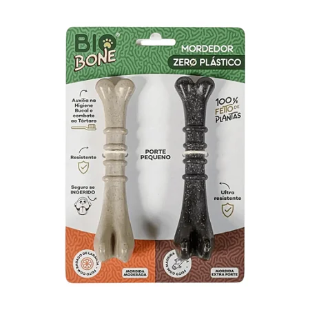 KIT MORDEDOR BIOBONE - Bagaço de laranja + Fibra de Madeira