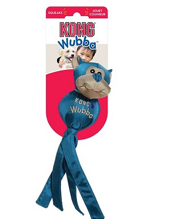 Brinquedo interativo Pelucia resistente KONG - Wubba Ballistic Friend pequeno