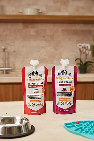 Caldo de Ossos para caes e gatos - Olivia