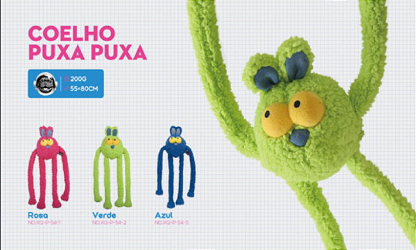 Coelho Monster Puxa Puxa gigante - Petta