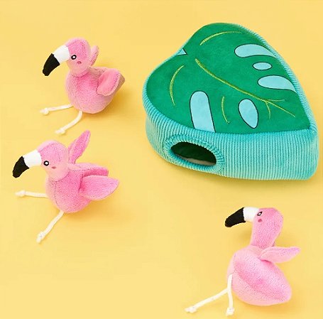 Pelucia Interativa Flamingo Zippy Paws