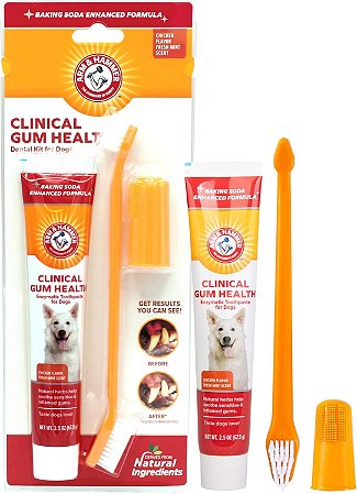 Kit - Pasta De Dentes Enzimatica Clinical Gum Health com escova - Arm & Hammer
