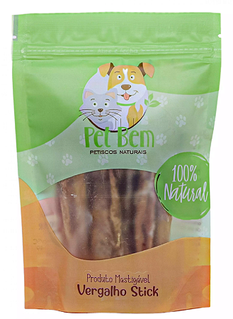 Vergalho Stick 100g - Mordedor Natural para Cães