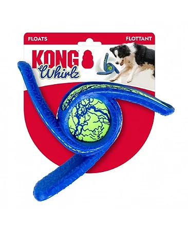 Brinquedo KONG Whirlz Throw de arremesso