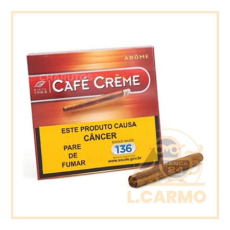 Cigarrilha Café Crème Arome - Caixa com 10 unidades