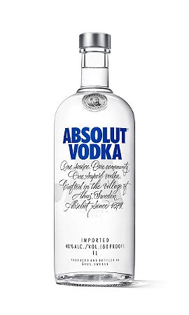 Vodka vodka absolut 1L