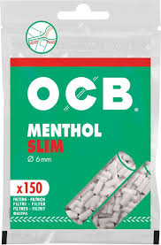 Filtro OCB Slim Menthol com 150 Filtros