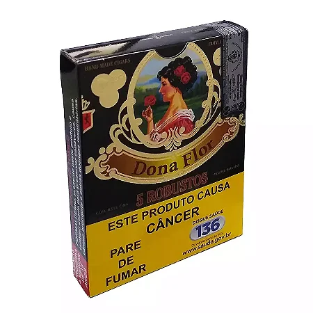 Charuto Dona Flor 5 Robustos Mata Fina