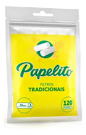 Filtro Papelito Tradicional com 120 Filtros