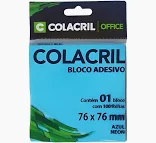 Post it COLACRIL Azul