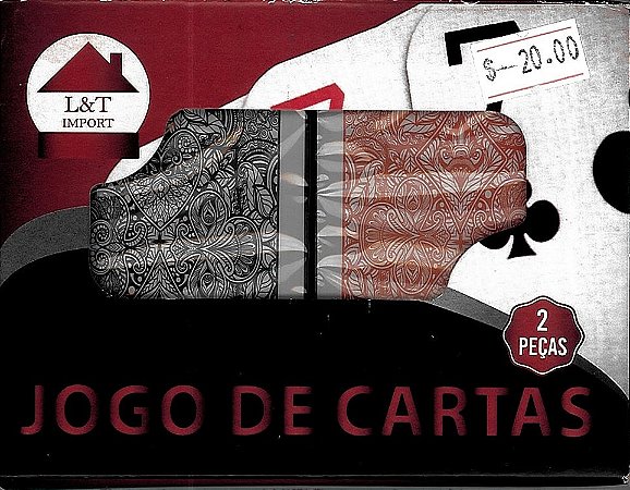 Jogo de Cartas 2 Peças