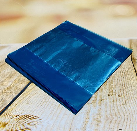 100 Embalagem Para Mini Trufa Turquesa 12X12,5 (Carber)