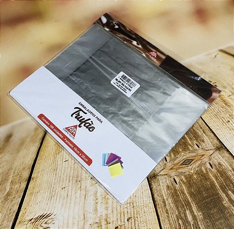 100 Embalagem Para Trufão Prata 20Cm X 18Cm ( Aia )
