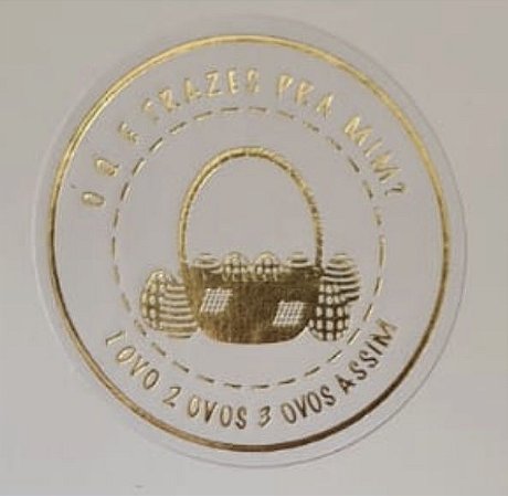 100 Etiquetas -O Que Trazes Para Mim Páscoa - Cod-1068 (Ms)