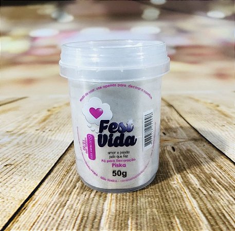 Pó Decorativo  Piska 50 Gramas Grande (Festvida)