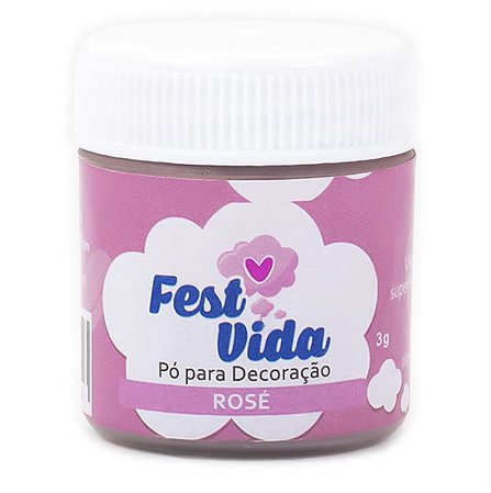 Po Decorativo 3G Rosê (Festvida)