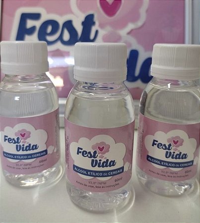 Álcool Etílico De Cereais P/Decoração 60Ml (Festvida)