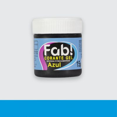 Corante Alimentício Em Gel Fab Azul 15 Gramas (Fab)
