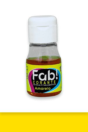 Corante Alimentício Líquido 10Ml Amarelo  (Fab)