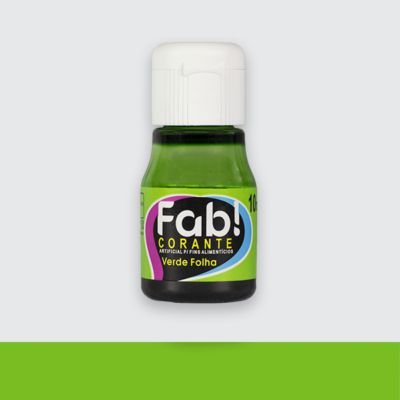 CORANTE ALIMENTÍCIO LÍQUIDO 10ML VERDE FOLHA FAB