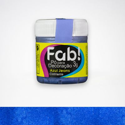 Pó Para Decoração 3G Fab Azul Jeans (Fab)