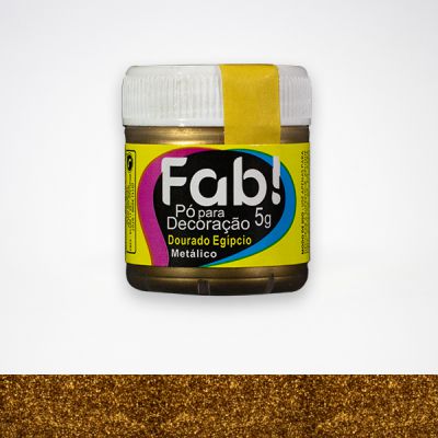Pó Para Decoração 3G Fab Dourado Egípcio (Fab)