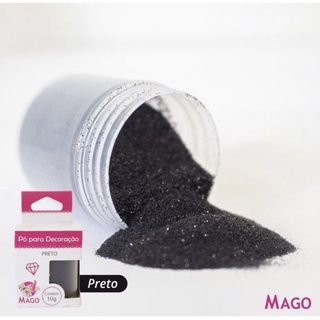 Pó Para Decoracao 10G Preto Mago