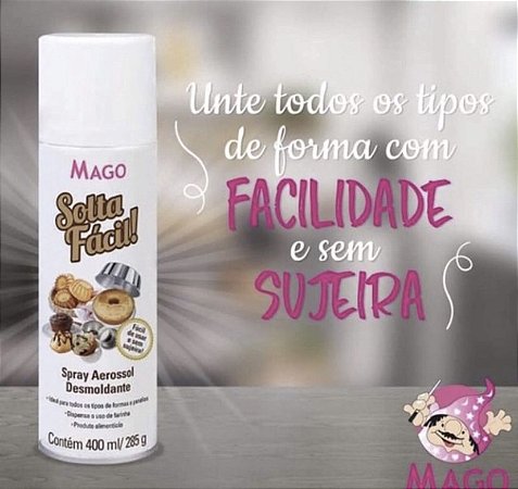 Desmoldante Para Bolos Mago 400 Ml