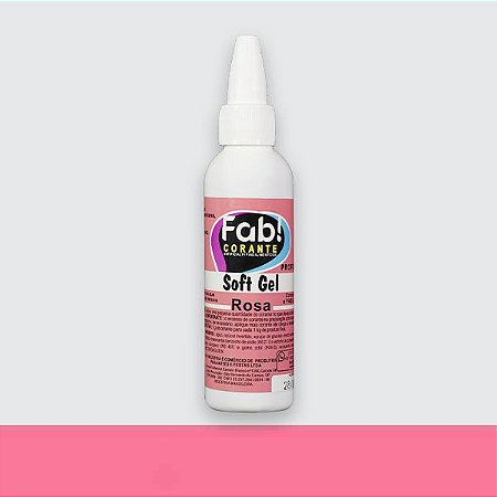 Corante Softgel Fab 25G Rosa (Fab)